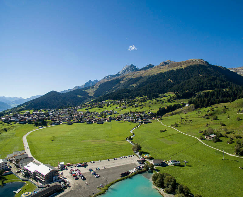 Campingplatz Wohnmobil Stellplatz Brigels gocamping.ch